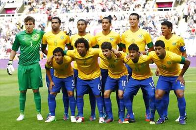 London 2012 Football: Brazil nearing 1st gold