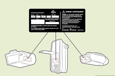 Locating the Model Number of Your Garage Door Opener