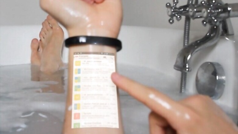 You may soon be able to turn your skin into a smartphone display