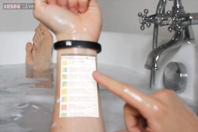 You may soon be able to turn your skin into a smartphone display