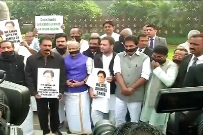 Parliament Live: Rahul Joins Protest Over E Ahamed's Death