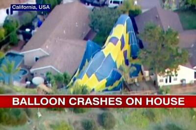 US: Hot air balloon holding wedding ceremony crash lands