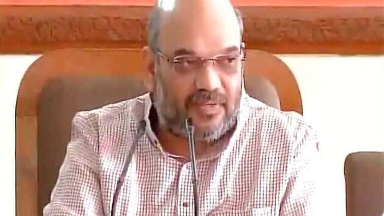 Shah meets Bhagwat; said to have discussed Jammu and Kashmir, land bill