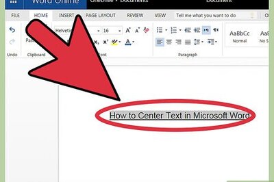 How to Center Text in Microsoft Word