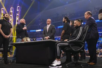 WWE SmackDown February 25 results: Roman Reigns, Brock Lesnar Lock WrestleMania Clash; Charlotte Flair, Sonya Deville Attack Ronda Rousey