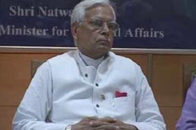 The axe falls on Natwar Singh