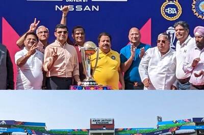 ODI World Cup Trophy Arrives in New Delhi as Arun Jaitley Stadium Gets Much-needed Makeover Ahead of Mega ICC Event