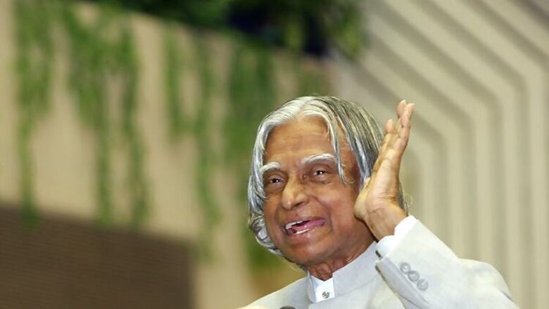 Award in Kalam's name; birthday to be observed as 'Youth Renaissance Day'