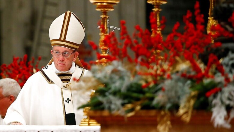 Mideast Needs Two-state Solution, Pope Says in Christmas Message