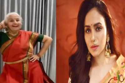 Amruta Khanvilkar Posts Video of Grandmother Dancing to Viral Chandra Song -- Watch