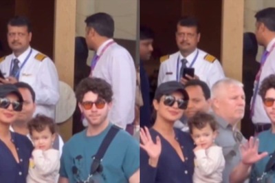 Priyanka Chopra Heads Back To Mumbai After Holi, Nick Jonas-Malti Marie Wave At Paps | Video