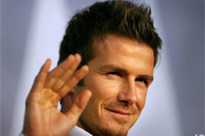 'Beckham towers over Woods, Jordan'