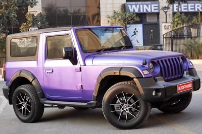 This Modified Mahindra Thar Wrapped in Matte Purple Will Grab Everyone's Attention