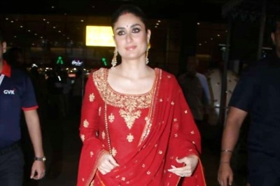 Kareena Kapoor Khan Gets Ready at Bengaluru Airport for Cousin's Roka