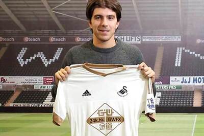 Swansea City sign striker Alberto Paloschi from Chievo