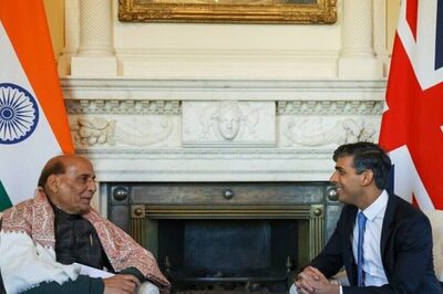 Rajnath Singh Meets UK PM Rishi Sunak In London, Discusses Issues Related to Defence & Economic Cooperation