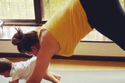Neha Dhupia Has a New Yoga Partner, Katrina Kaif Reacts; See Post