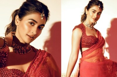 Pooja Hegde's Stunning Saree Avatar Is Perfect Inspiration For Your Diwali Outfit
