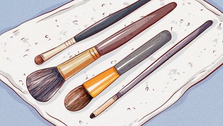 How to Dry Makeup Brushes