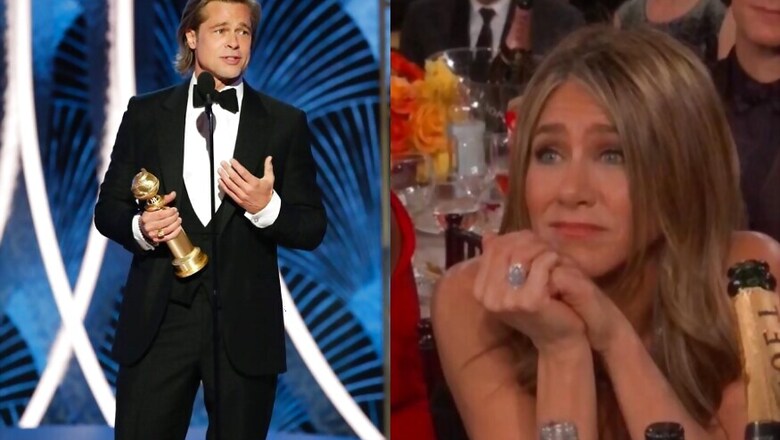 Golden Globes 2020: Jennifer Aniston's Reaction to Brad Pitt's Acceptance Speech is Unmissable