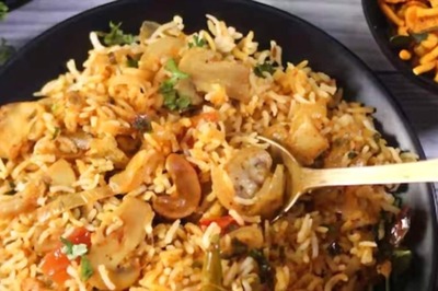 How To Make Restaurant-style Mushroom Pulao At Home