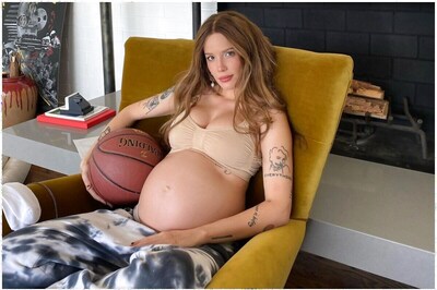 Halsey Shares Pics of Her Baby Bump, Compares it to a Basketball