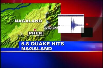 5.8 magnitude earthquake jolts Nagaland