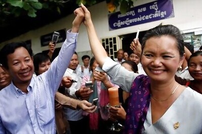 Cambodia activists urge release of unionist accused of inciting unrest