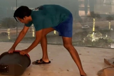 Watch: Indian Entrepreneur Juggles Between Flooded Balcony And Zoom Meetings During Dubai Rains