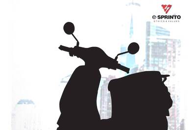 e-Sprinto to Launch its Second High-Speed Electric Scooter Amery, Promises 140 Km on a Single Charge