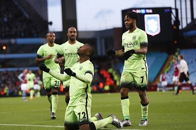 Iheanacho treble spurs Manchester City in FA Cup stroll over Aston Villa