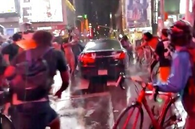 New York Police Probing Motorist Who Drove Into Times Square Protesters