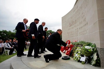 India, Japan, others pay tribute to WWII soldiers in Singapore