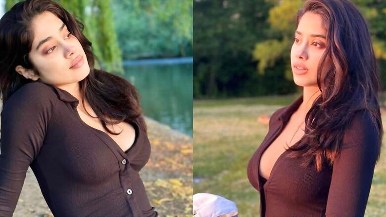Janhvi Kapoor Flaunts Her Curves In Sexy Golden Hour Photo Shoot in the Park, See Photos