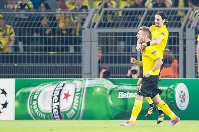 Borussia Dortmund secure 2-0 win over Arsenal in Champions League