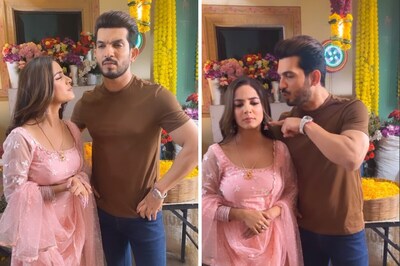 Watch: Arjun Bijlani, Nikki Sharma's Fun Banter On Pyaar Ka Pehla Adhyaya: Shiv Shakti Sets