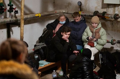 War in Ukraine: Civilians in Kyiv Huddle in Cellars Amid Russian Attack