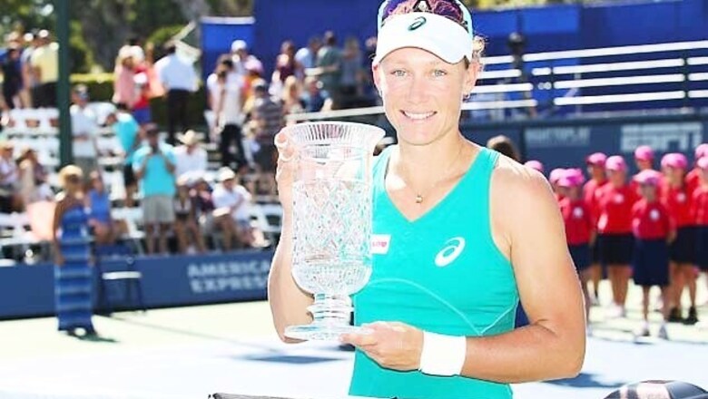 Samantha Stosur beats Victoria Azarenka to win Carlsbad Open
