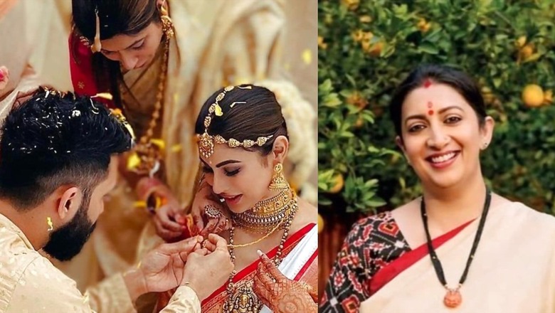 Smriti Irani Calls Mouni Roy's Husband Suraj Nambiar 'Lucky Man', See Newlywed's Reaction