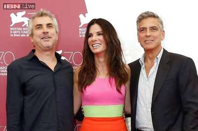 Sandra Bullock, George Clooney rapped on 'Gravity' set