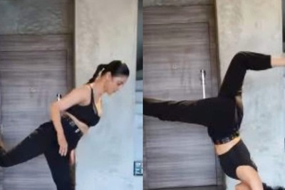 After Malaika Arora, Shruti Haasan Nails Viral Yoga Trend on Instagram; Fans Call It ‘Superb’