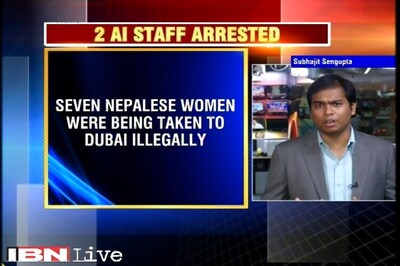 2 members of Air India ground staff, 7 Nepalese women arrested in suspected human trafficking