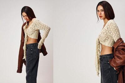 Sonam Bajwa’s Crotchet Crop Top And Jeans Look Is A Masterclass In SEXY Chic Dressing