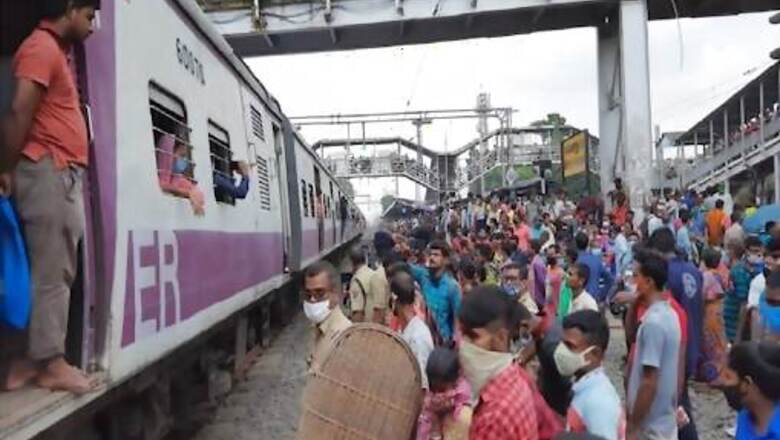Commuters Block Railway Tracks in West Bengal, Demand Resumption of Local Train Services