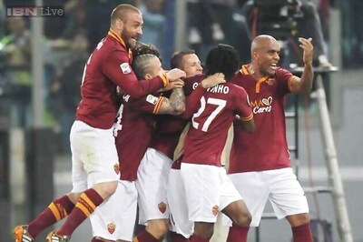 Second-place Roma beat Atalanta 3-1 in Serie A