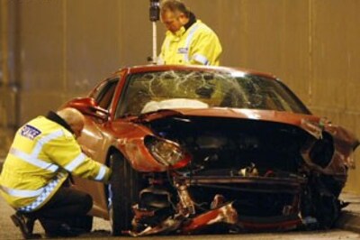 Narrow escape: Ronaldo unhurt after car crash