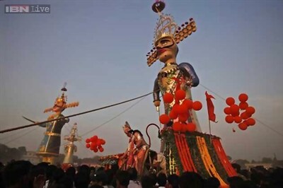 'Raavan' effigy with officials' name on it burnt in Jodhpur