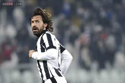 Juventus midfielder Andrea Pirlo out for three weeks - reports