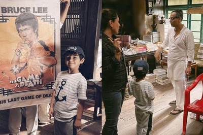 Kareena Kapoor Drops BTS Pics of Saif Ali Khan, Taimur On Sets of Devotion of Suspect X As Filming Wraps