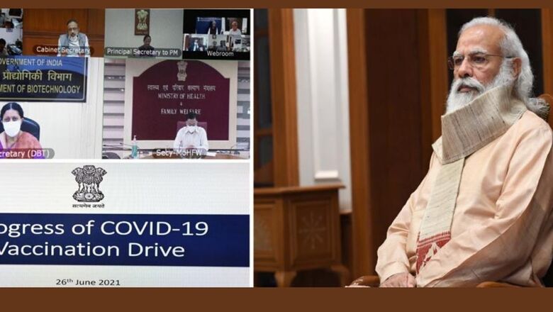 'Keep Momentum Going', Says PM Modi as India Races Ahead in Vaccination Drive